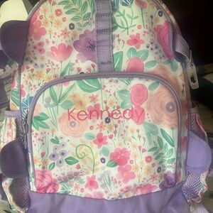 Floral Pottery Barn Kids Backpack Mackenzie  with name Kennedy